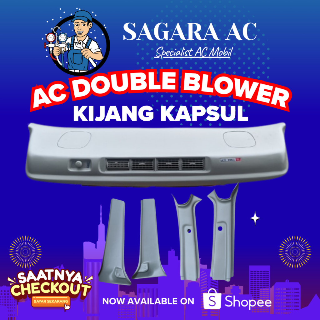 AC DOUBLE BLOWER KIJANG KAPSUL (SX, LX, LSX-LGX & KRISTA)