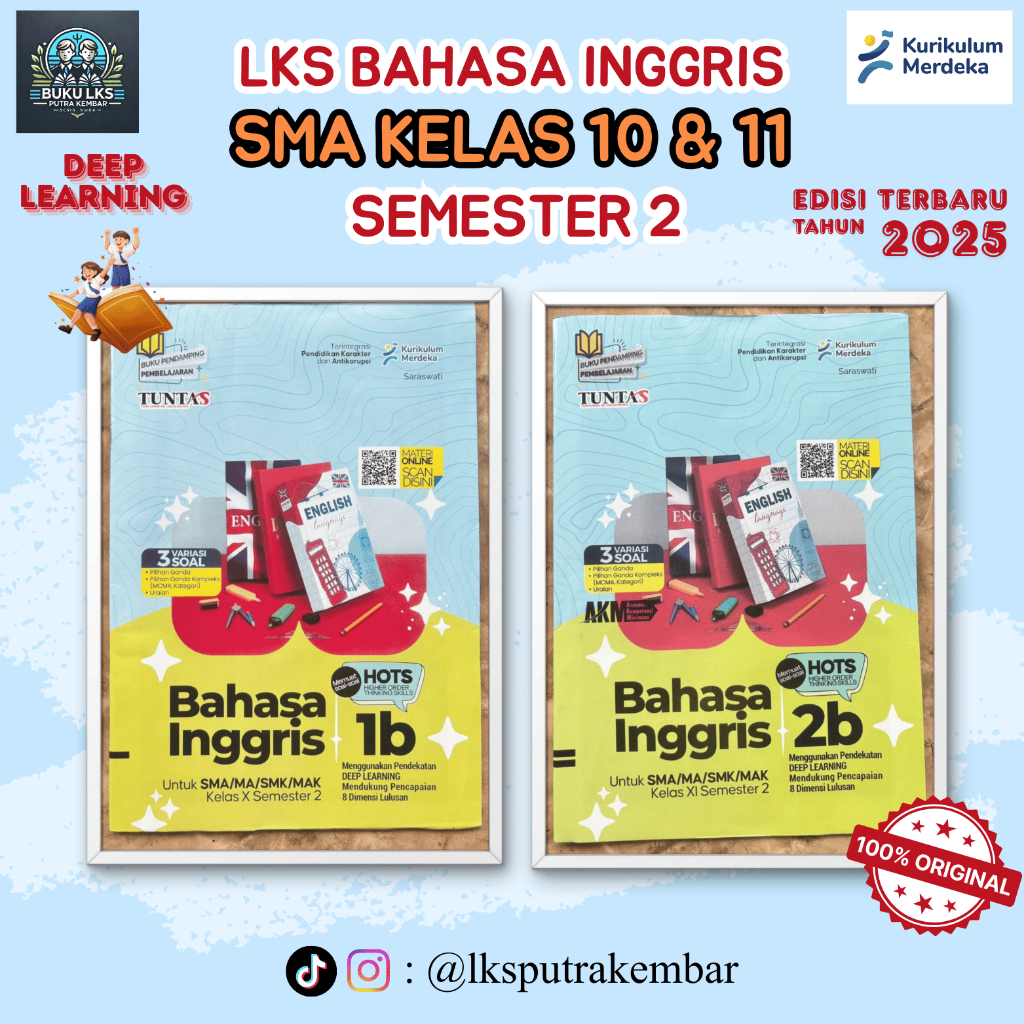LKS BAHASA INGGRIS KELAS 10 DAN 11 SMA/MA/SMK/MAK SEMESTER 2 KURIKULUM MERDEKA-TUNTAS