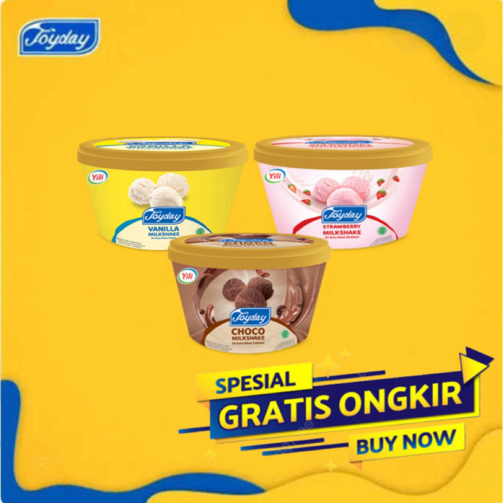 Joyday ice cream milk shake Mini / es krim isi 24 pcs / es krim Joy Day