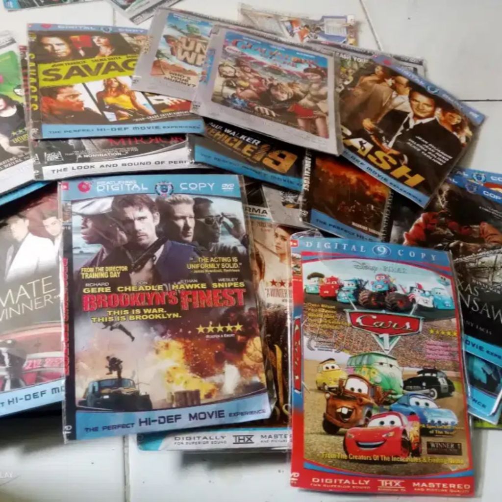 Obral Kaset DVD Film Eks Kolpri Mulus Bebas Pilih Genre Horror Action Drama Comedy Cartoon Beli 10 B