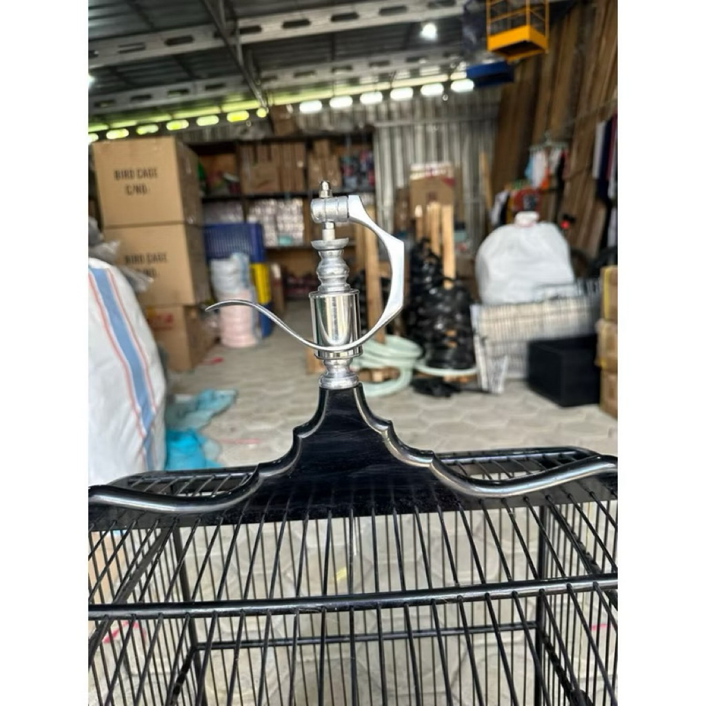 Gantunga Sangkar Kotak Pion Bahan Stenlis Lipat Disain Elegan Kuat Nyaman