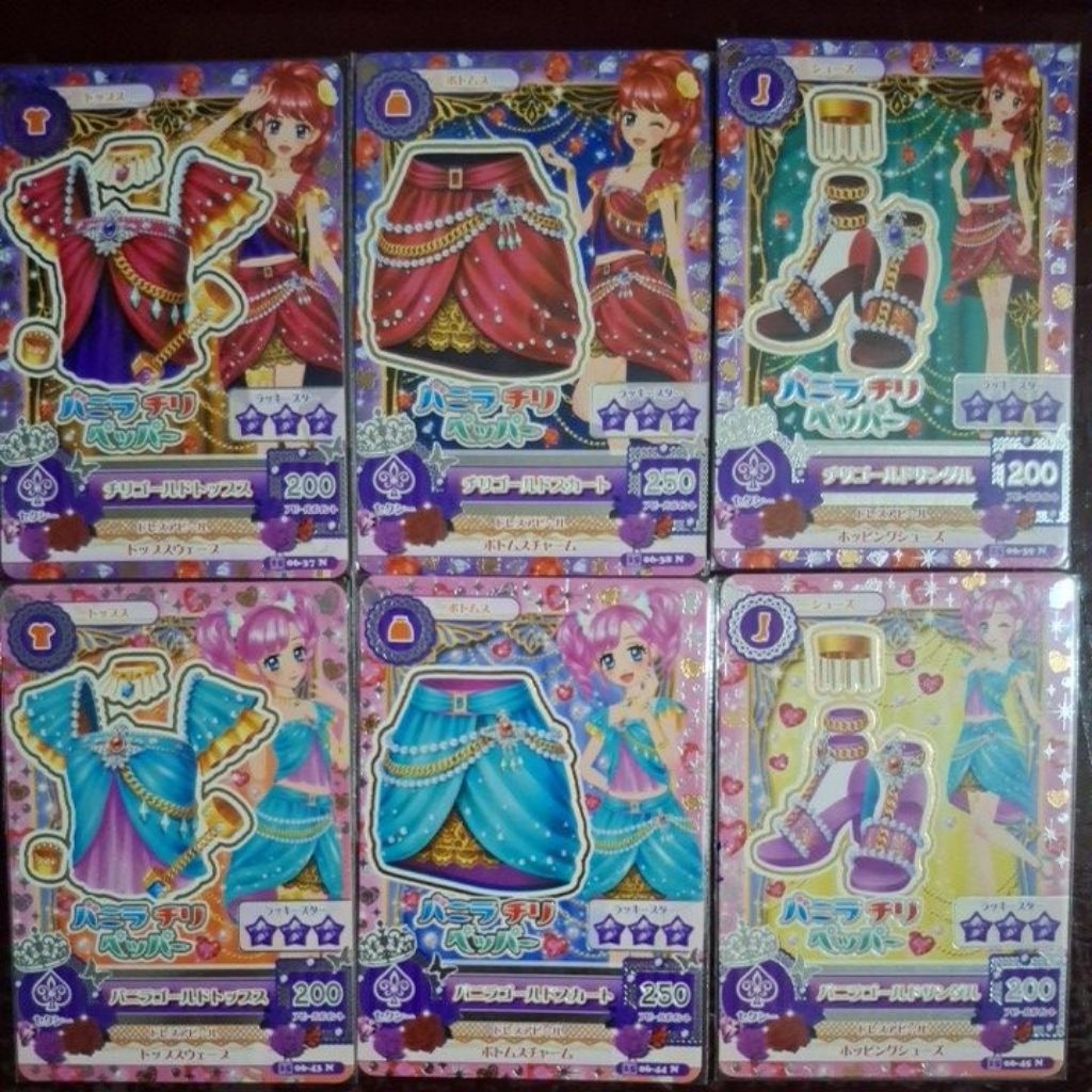 kartu aikatsu taiwan madoka juri normal brand vanilla chili pepper