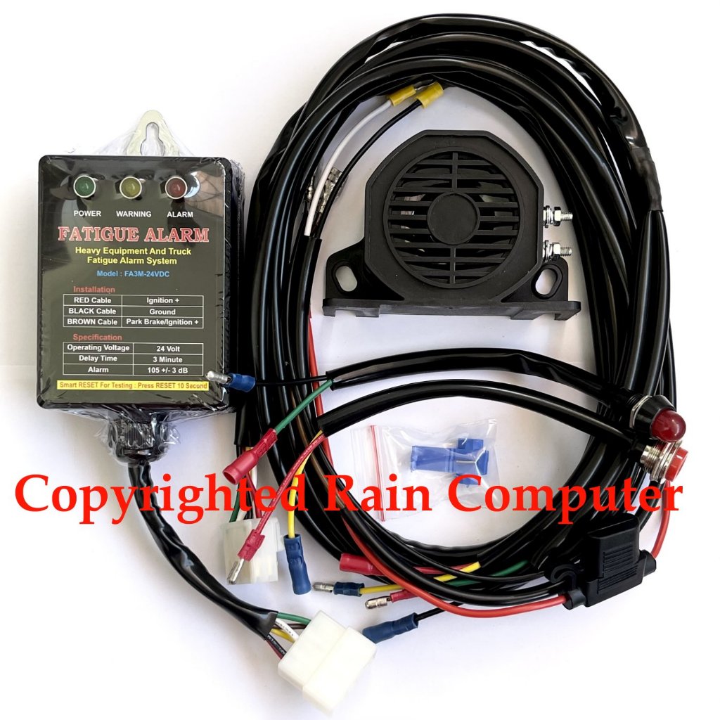 Fatigue Alarm 24V | Fatigue warning alarm |  Fatigue Alarm Dump Truck Pertambangan | Sistem Alarm Pe