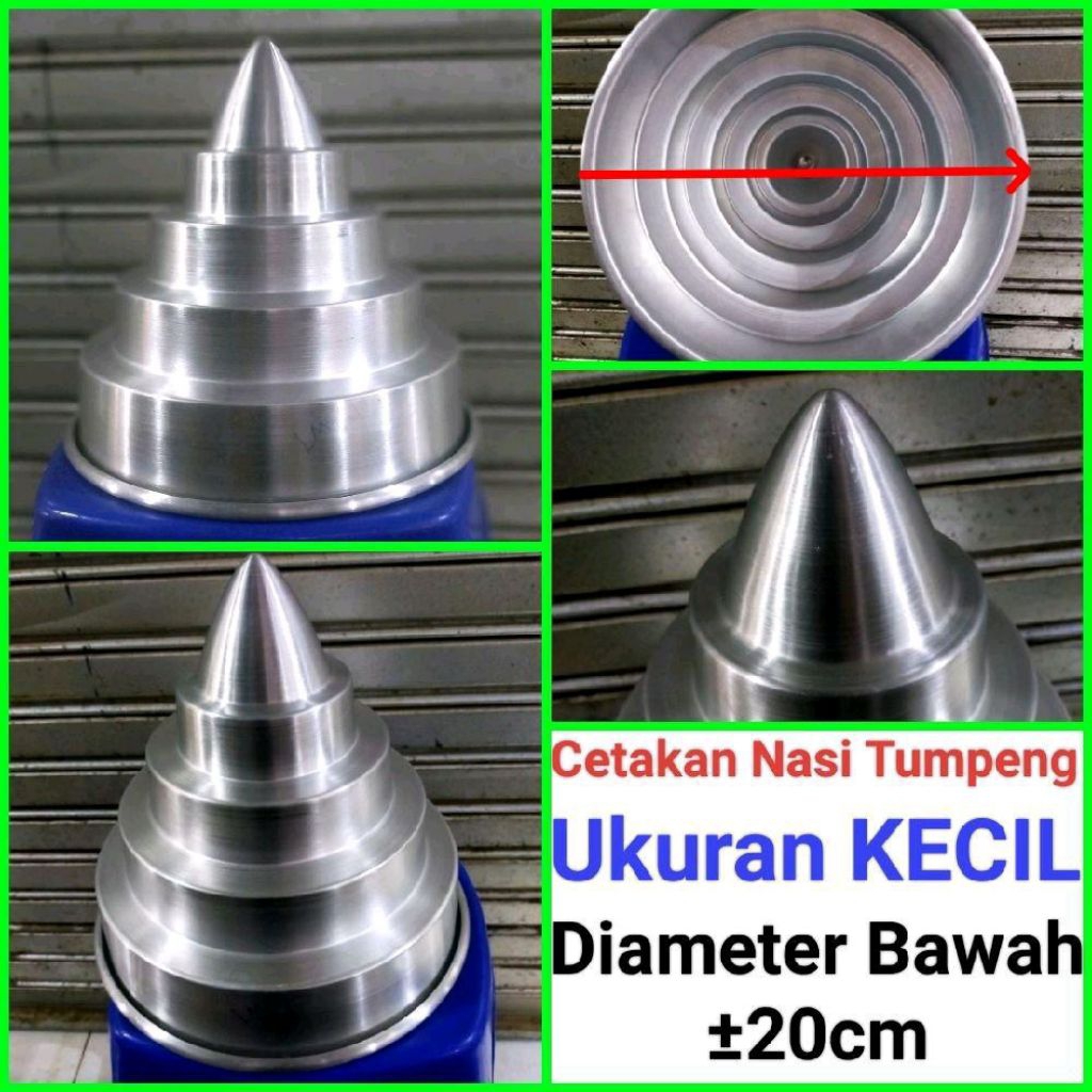 cetakan nasi tumpeng cetakan nasi kuning bertingkat susun 4 KECIL