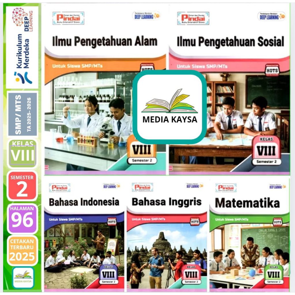 Buku LKS SMP Kelas 8 Semester 1 dan 2 CV. Arya Duta Cetakan Terbaru