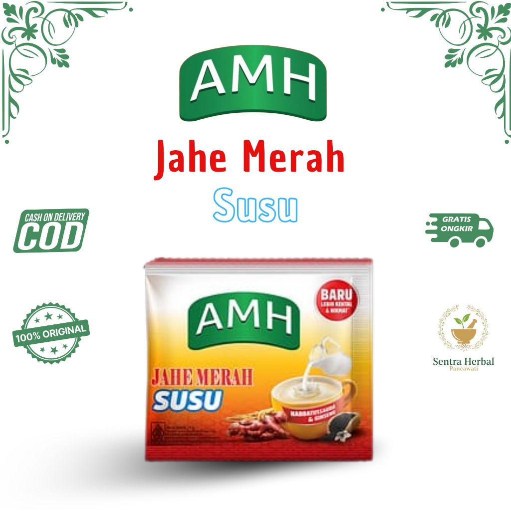 Susu Jahe Merah AMH dengan Ginseng – Per Sachet