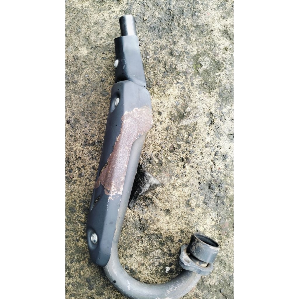 leher knalpot Honda CRF ori second