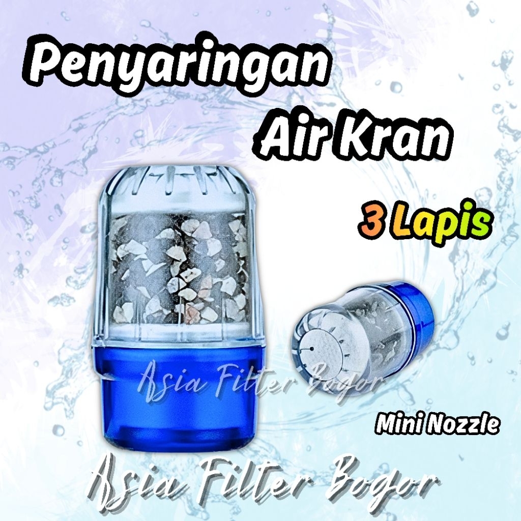 Filter Air Keran Mini 1 Lapis 3 Lapis 5 Lapis – Saringan Air Kran Nozzle Penyaring Pasir Karat Bau –