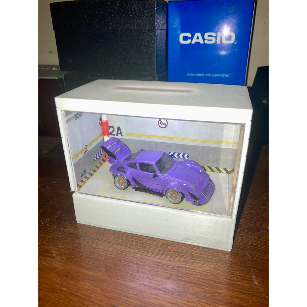 Hotwheels Custom RWB Rotana Purple + Akrilik