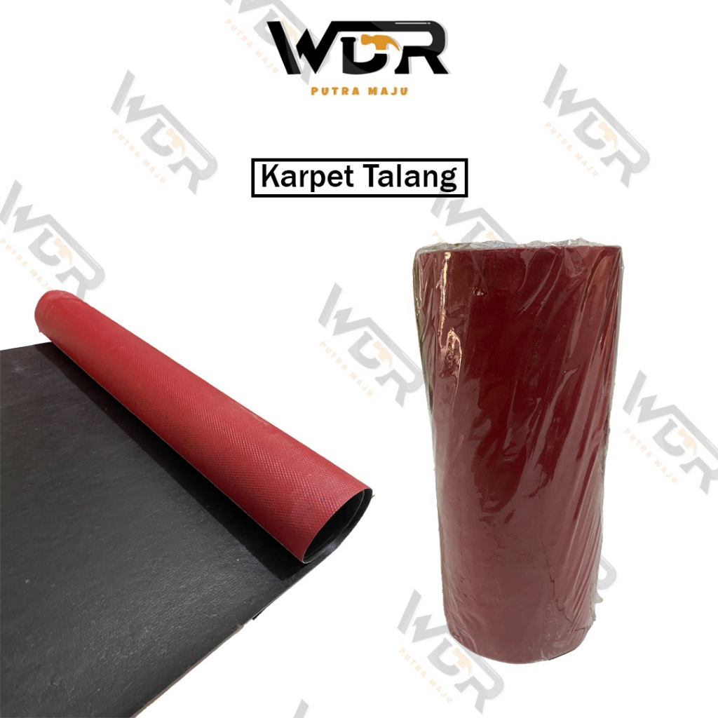 Karpet Talang Air 55 | Karpet Talang Air Merah Hitam 55 | Per Meter