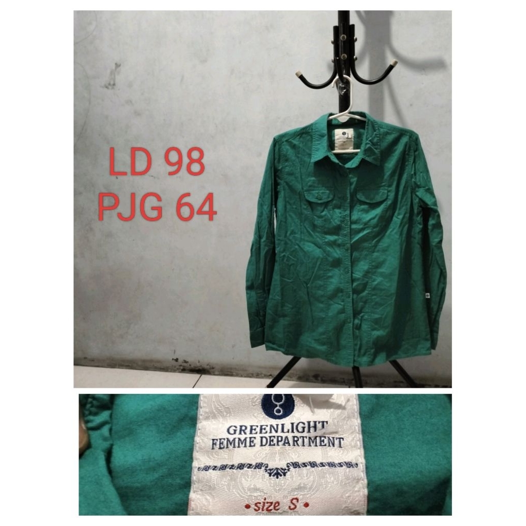 KEMEJA CEWEK GREENLIGHT