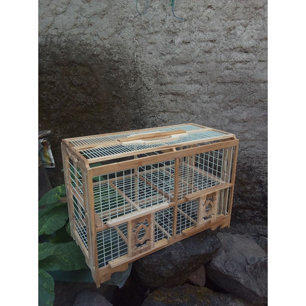 DONDANG MERPATI 2PASANG 4PINTU AMBRUKAN KAYU JATI