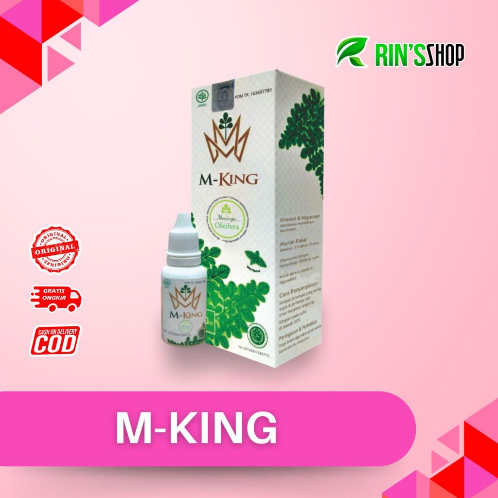 M-KING Tetes Herbal – Obat Stroke, Diabetes, Gagal Ginjal, Kolesterol, Maag, Wasir | BPOM & Halal