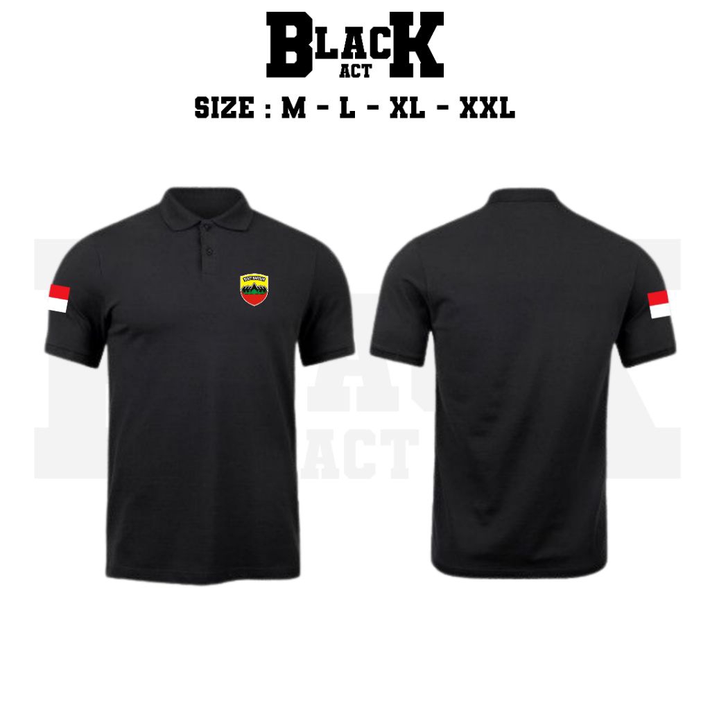 KAOS KERAH KODAM BUKIT BARISAN LOGO DADA