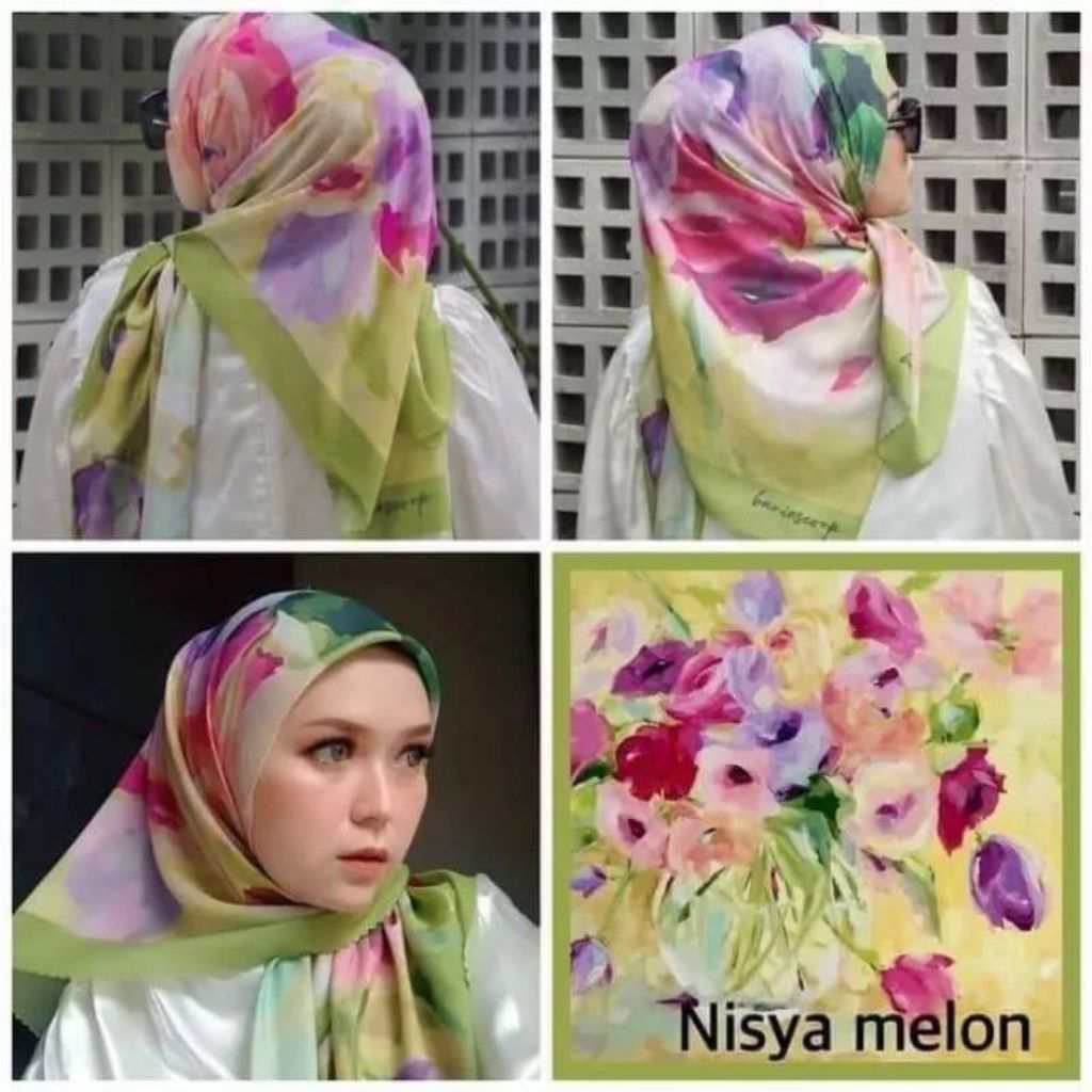 BANIESCOOP HIJAB MOTIF / SEGI EMPAT MOTIF BANIESCOOP