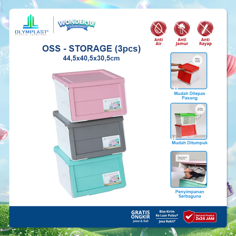 Olymplast OSS Storage Solution / Tempat Penyimpanan / Kotak Penyimpanan