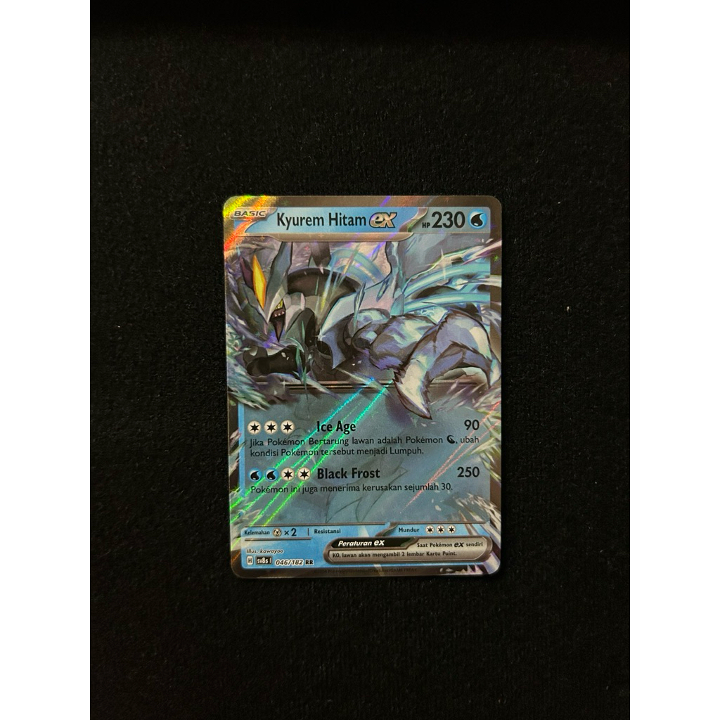 KYUREM HITAM EX RR sv 046/182 POKEMON CARD TCG INDONESIA KARTU POKEMON
