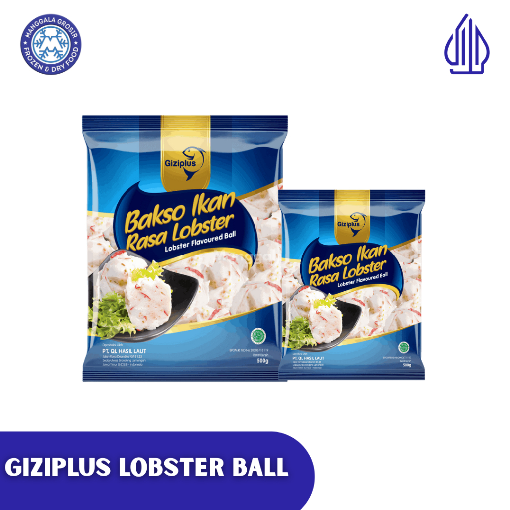 Giziplus Gizi Plus Bakso Lobster 500gr - Frozen Food