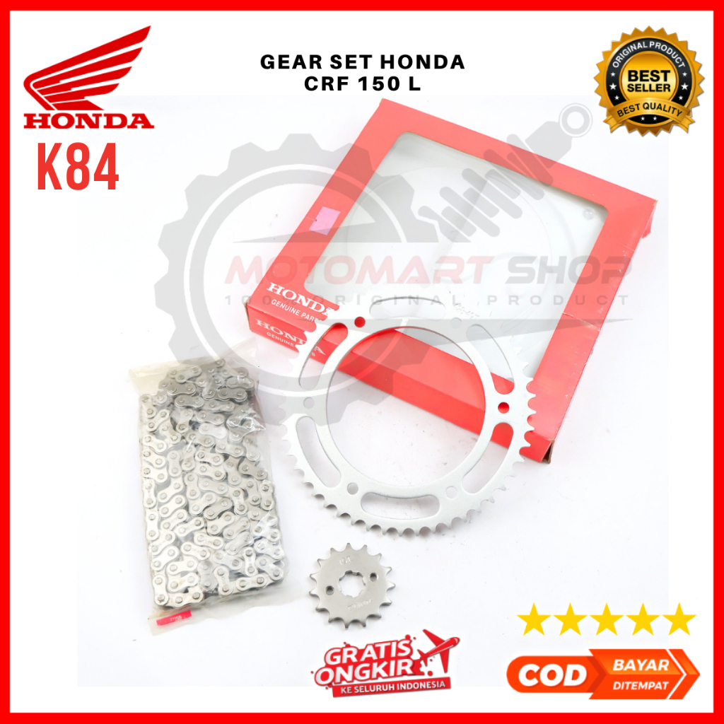 Gear Set CRF 150L Ori / Gir Set Honda CRF 150L - 06401-K84-900