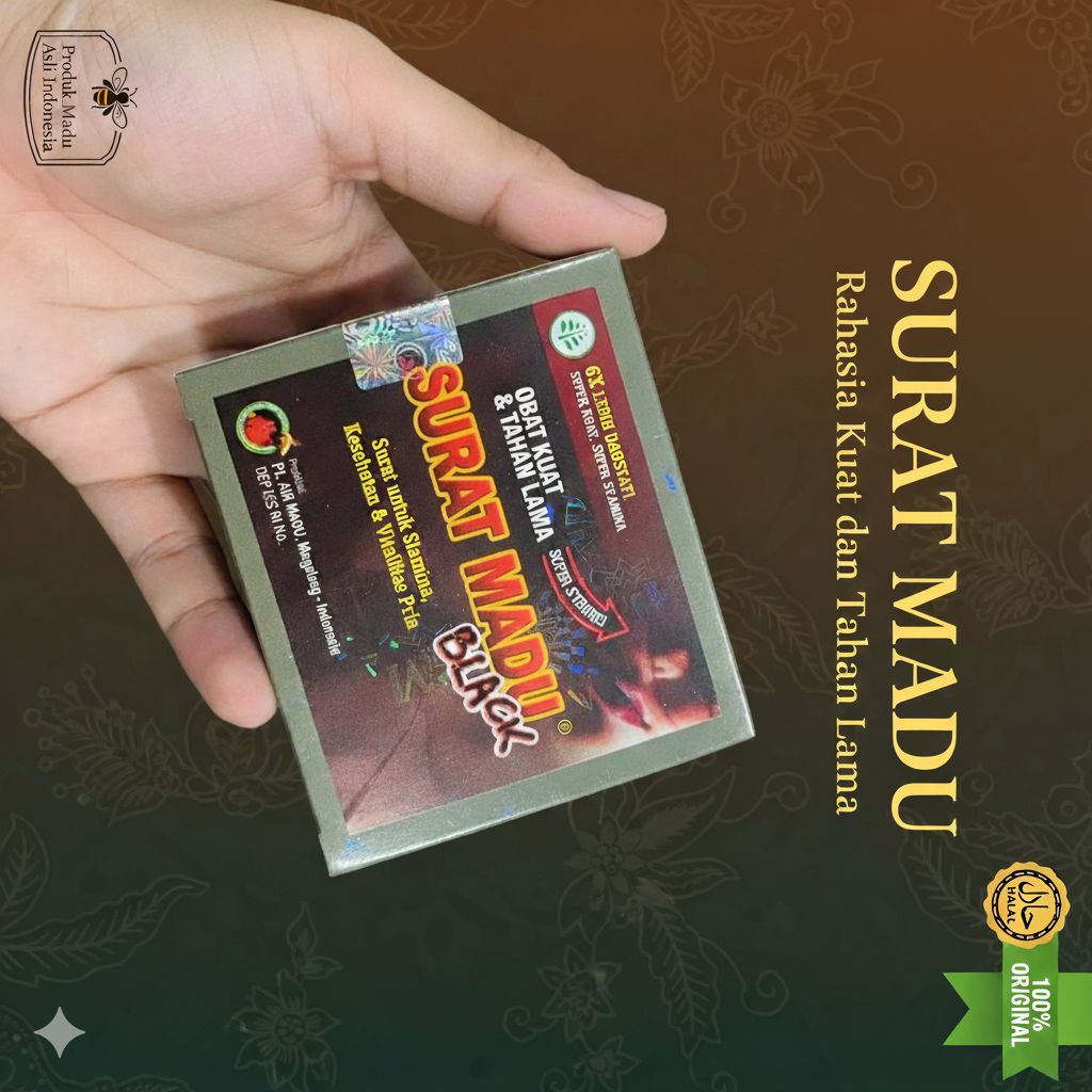 [URAT] SURAT [MADU] [RASA] [BLACK] HONEY Dengan Madu Asli Dan Murni Madu Hutan