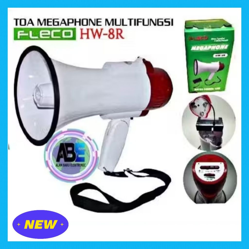 PROMO TOA MEGAPHONE FLECO  TIPE HW-8R PENGERAS SUARA TOA FLECO HW-8R MURAH