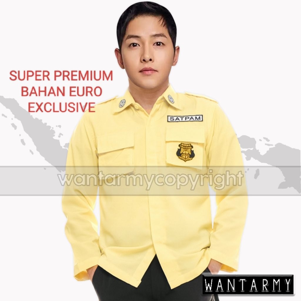 Setelan Pdl Satpam Bahan Twist tissu Berkualitas/setelan pdl satpam tebal/setelan satpam/baju pdl/ba