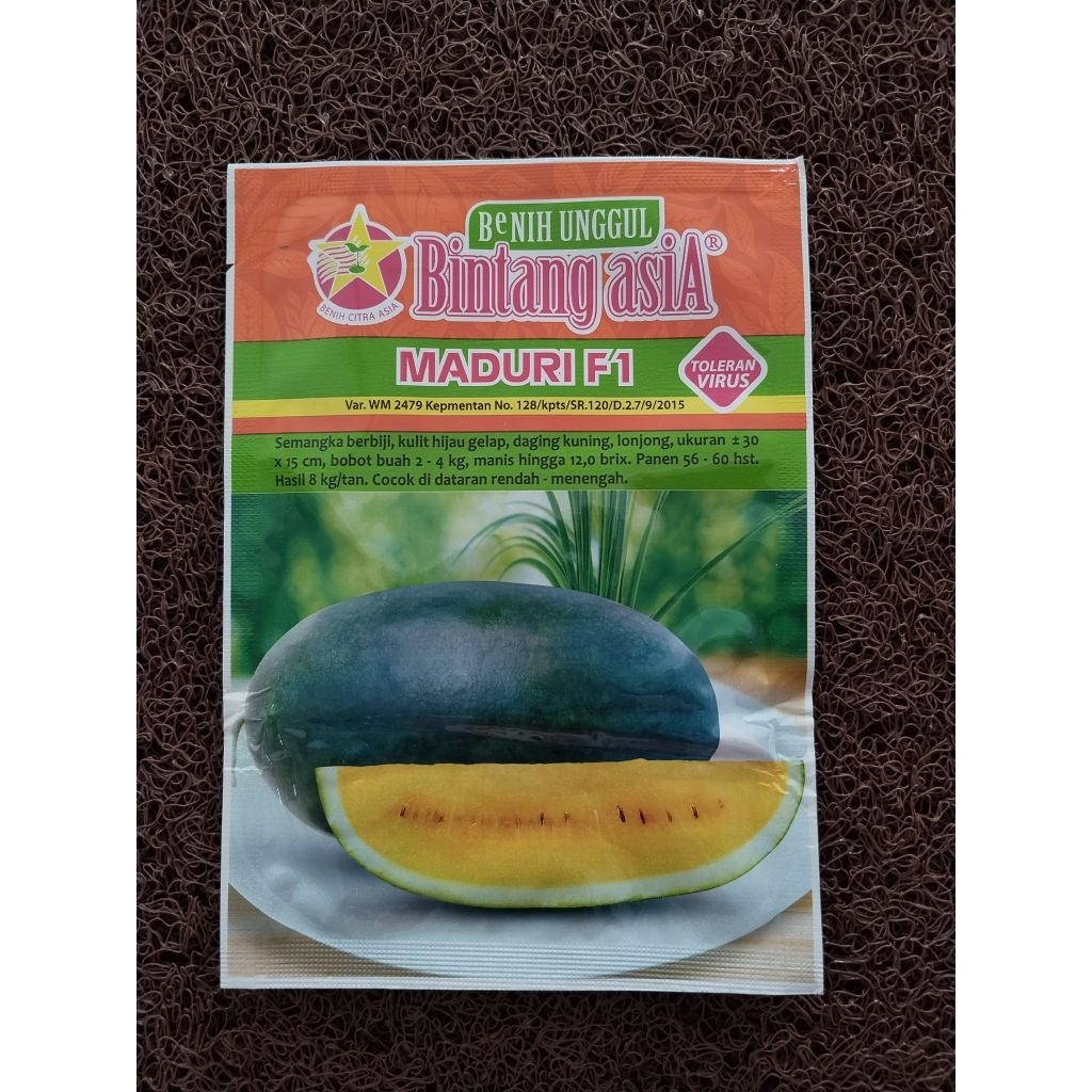 bibit semangka maduri f1 expaierd 18.05.26 kemasan pabrik ori