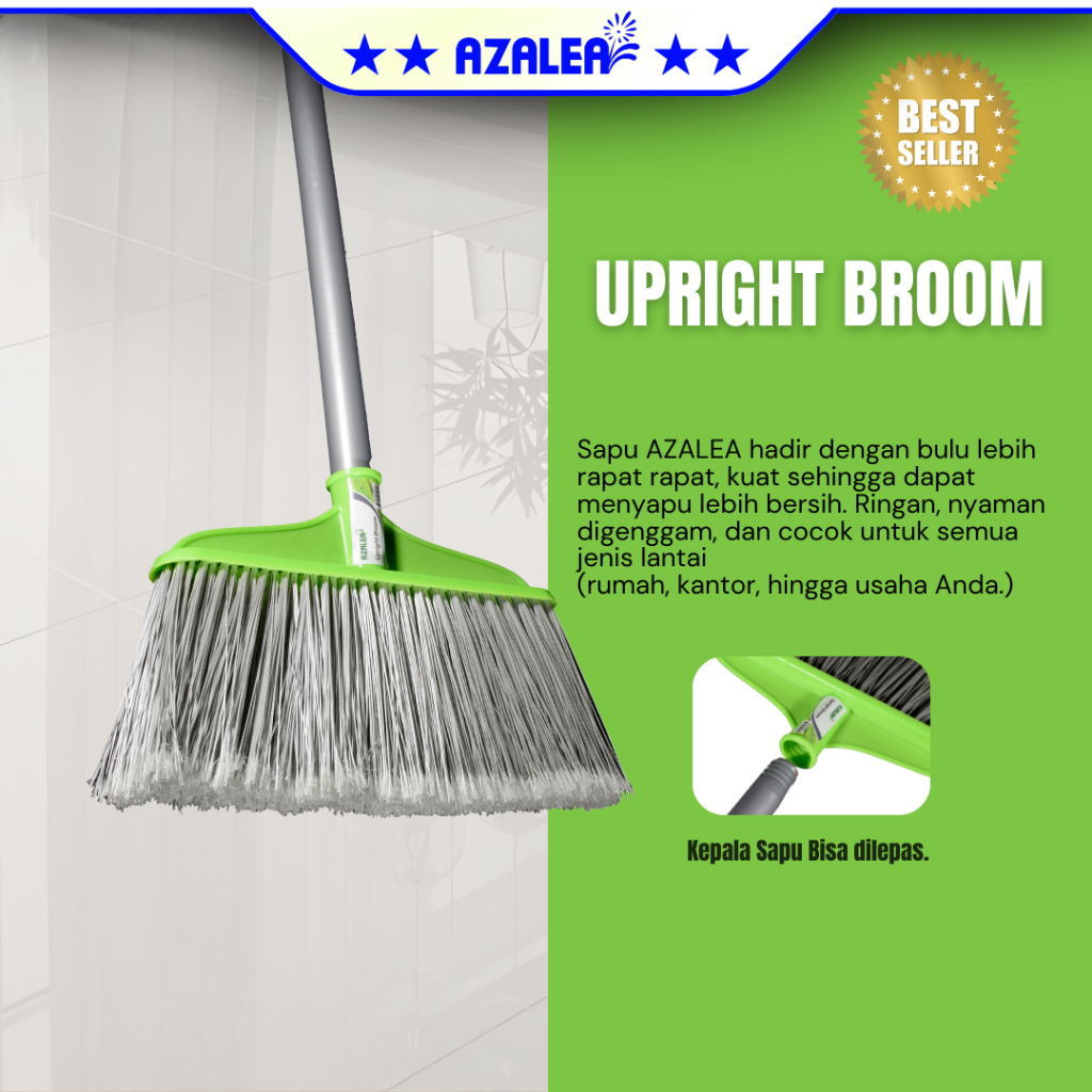 Azalea sapu 60060 upright broom