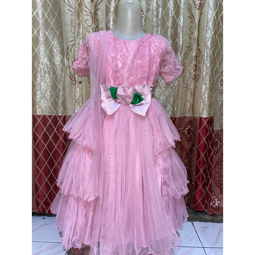 DRESS PINK BUNGA