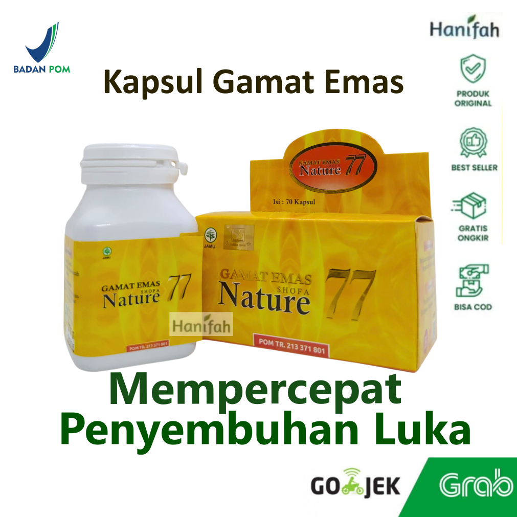 NATURE 77 GAMAT EMAS 70 KAPSUL