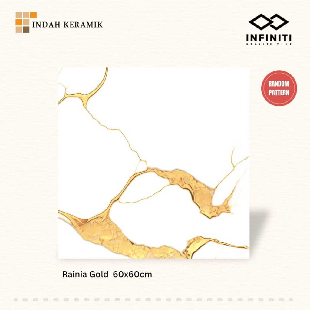 HT Granite Tile Granit Infiniti Rainia Gold 60x60 Kw 1