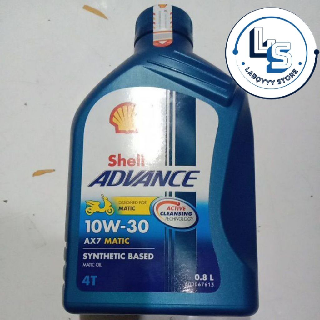 Shell Advance 10W-30 0.8 L || Oli Motor Matic || Oli Motor Shell