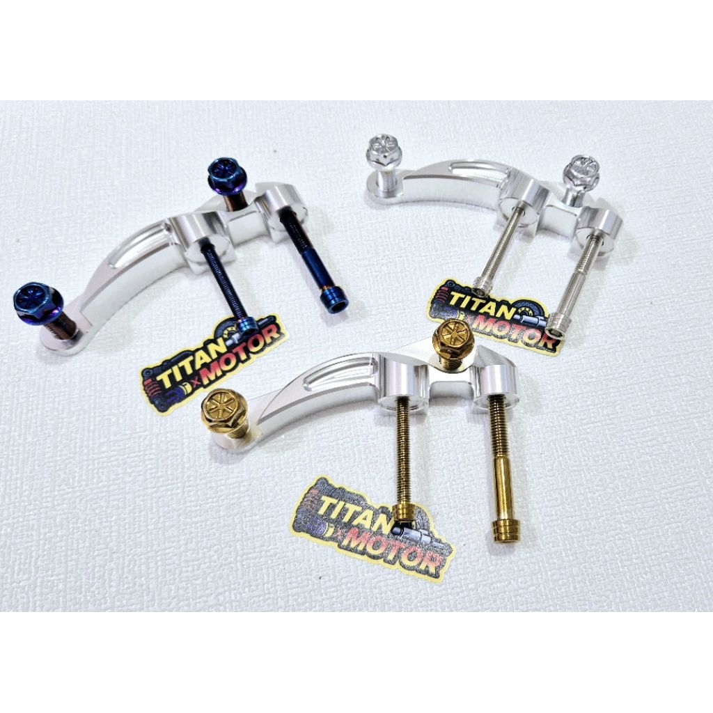 PAKET BREKET YAMAHA MIO, FINO, XEON KALIPER MONOBLOK 4 PISTON BREMBO - NISIN + BAUT