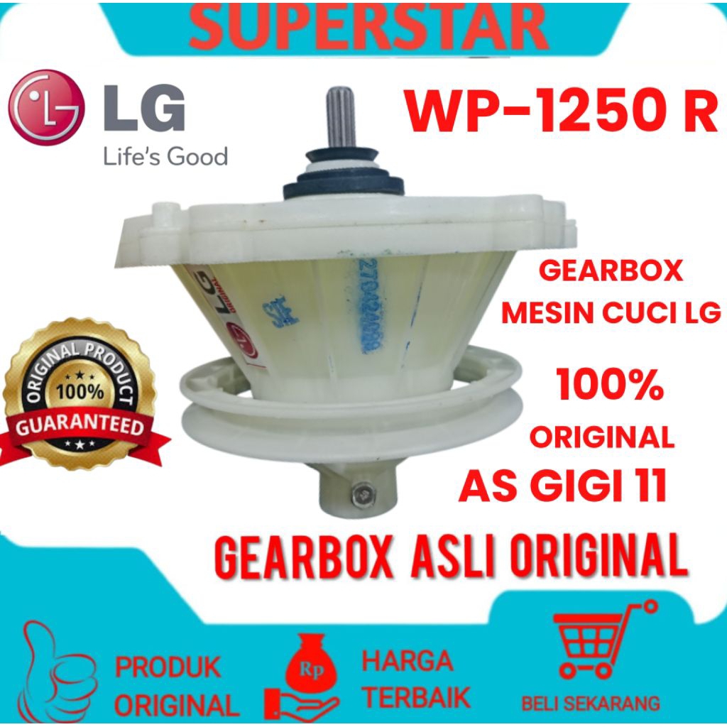 LG Gearbox mesin cuci LG WP-1250 R as gigi 11 mesin cuci 2 tabungLG Gearbox mesin cuci LG WP-1250 R 