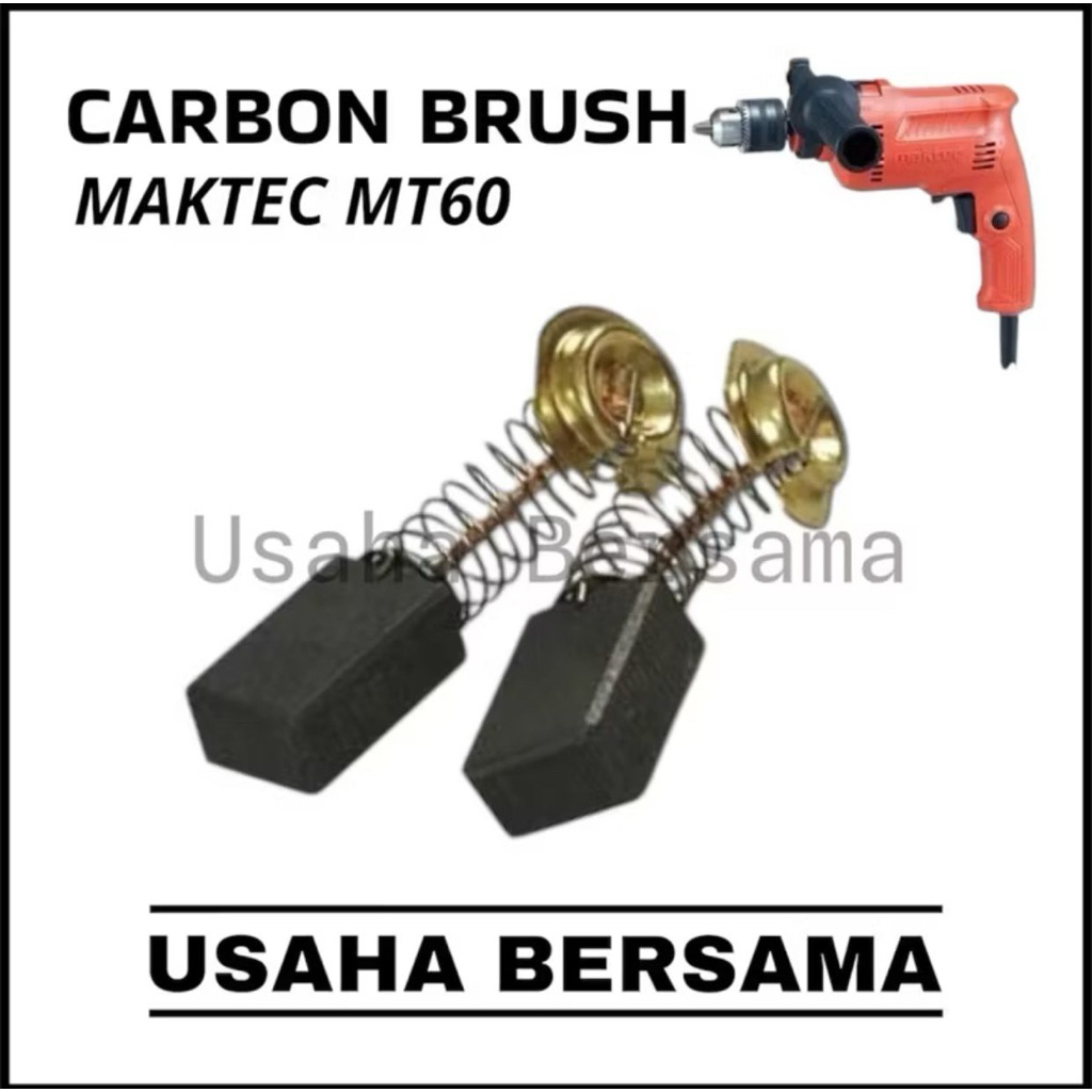 CARBON BRUSH FOR MESIN BOR MAKTEC MT60 / BROSTEL MAKTEC MT60  / BOSTEL COAL BOR IMPACT MAKTEC MT 60 