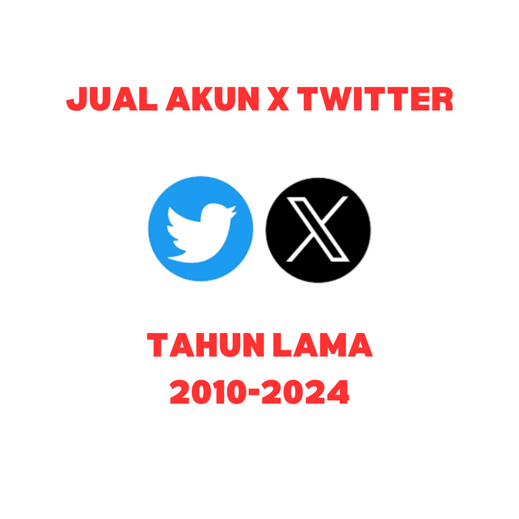 Akun Twitter X Old/Tua 2010-2024 Anti Shadow Ban