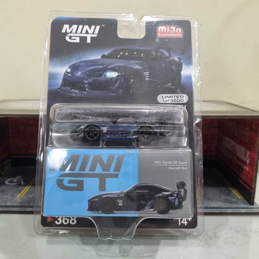 Mini GT 368 HKS Toyota GR Supra Downshift Blue