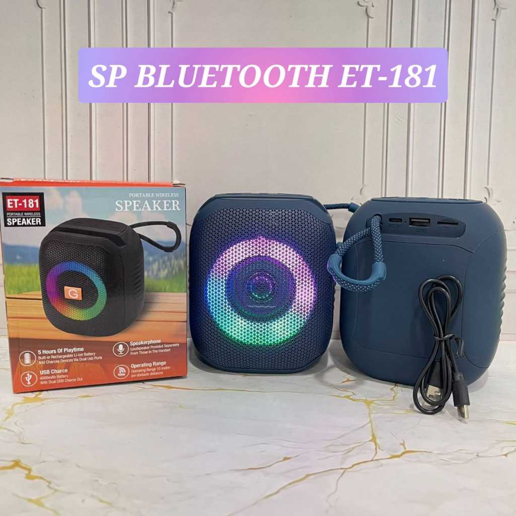 Speaker Bluetooth ET-181/Speaker Bluetooth Stand Hp ET-181 Wireless Speaker Holder Hp Mini Portable 