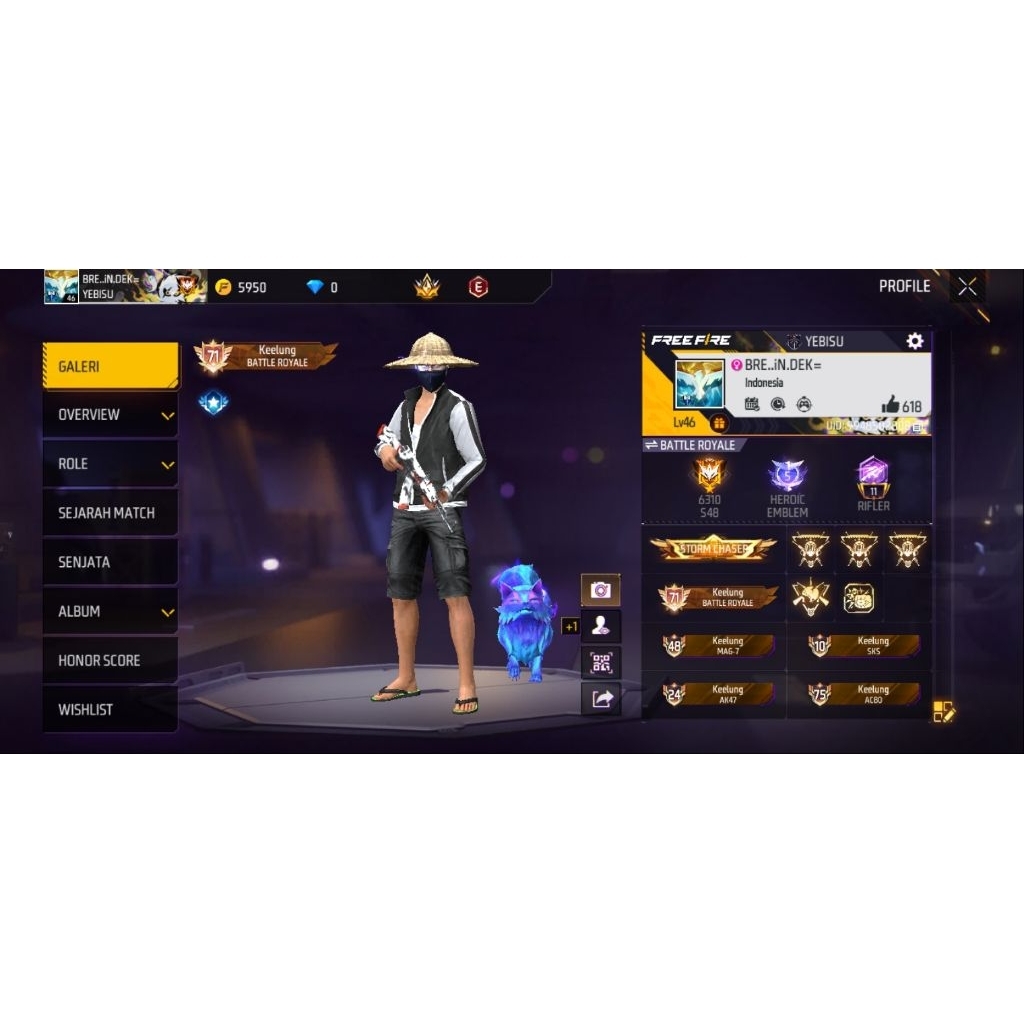 Akun Free Firee Sultan