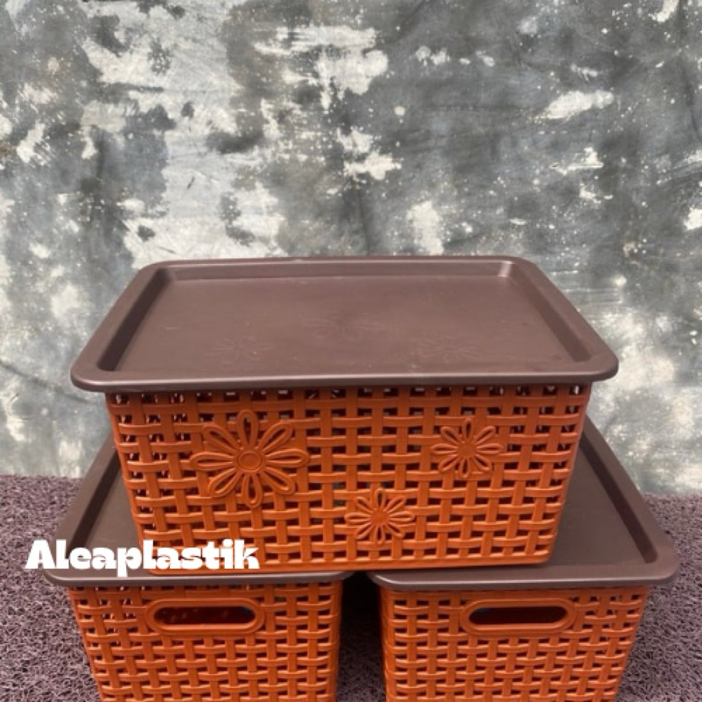 (6 PCS) KERANJANG TUTUP DIOR| KERANJANG SERBAGUNA| KERANJANG MAKE UP SKINCARE PARCEL