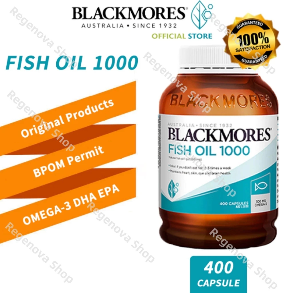 Blackmores Omega-3 Fish Oil 1000mg  400 Kapsul