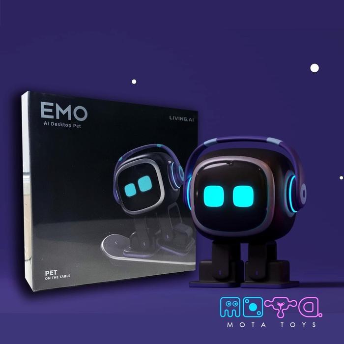 EMO A.I. Desktop Pet Emopet AI Smart Robot Interactive Adaptive Robot - EMO BLACK