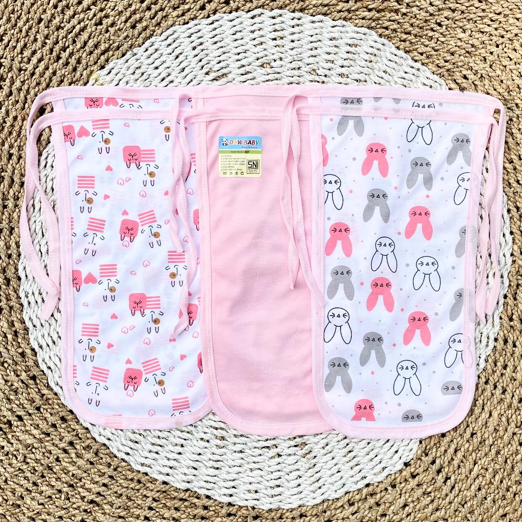 6/12 Pcs Popok Kain Popok Tali Bayi Baru Lahir Perlengkapan Bayi Newborn Popok Kain Bayi Series Pink