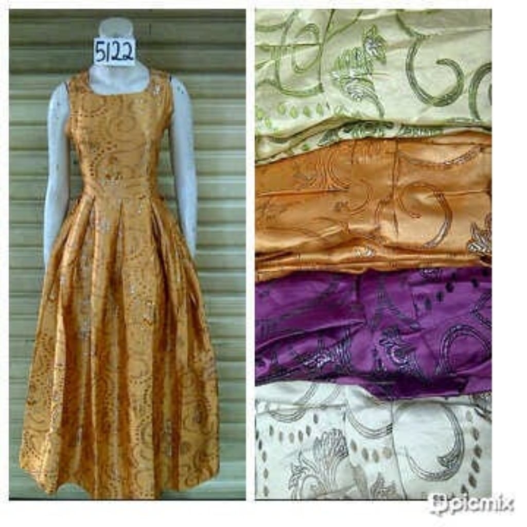 (KODE 5122) Dress Jodha / Dress Kondangan / Dress Hordeng