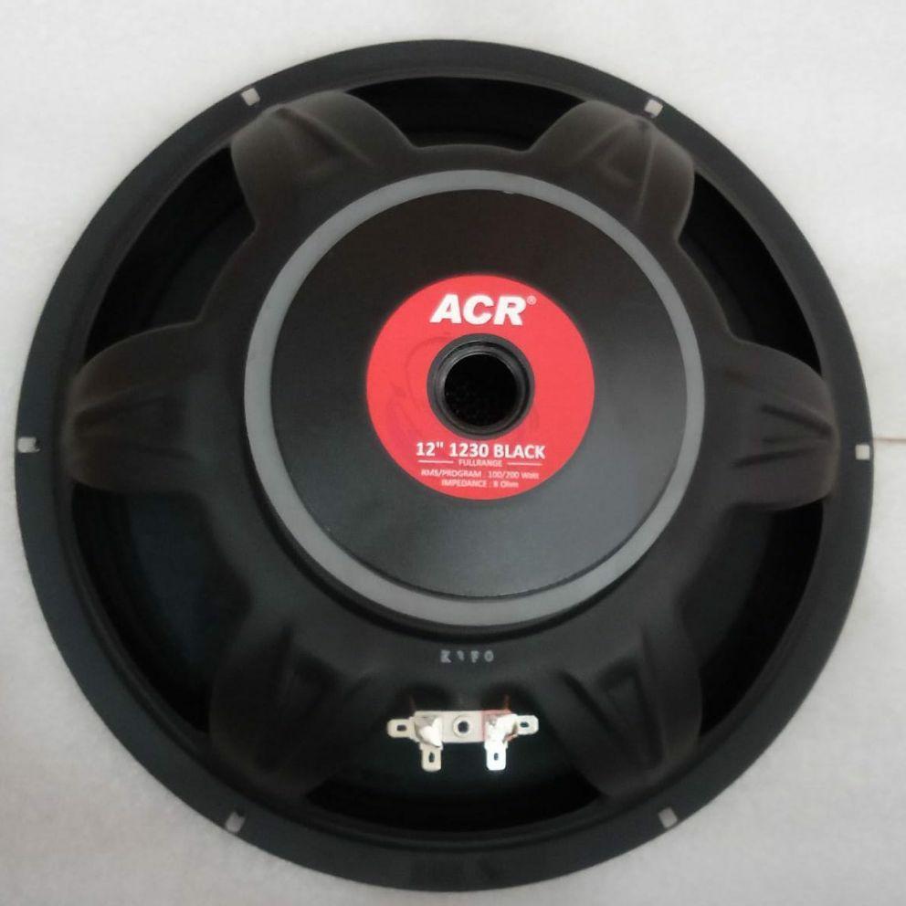 Speaker ACR 12 Inch ACR 1230 Black ACR Fullrange 12 Inch 1230 Black