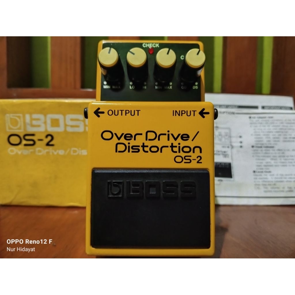 efek Drive distorsi boss os2