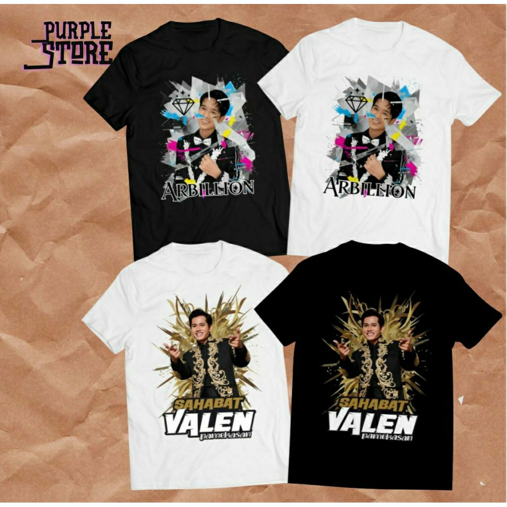 KAOS T-SHIRT ARBIL VALEN DA7 DANGDUT ACADEMY COTTON