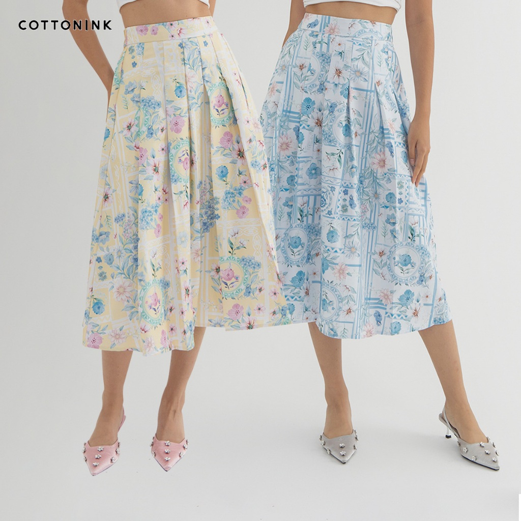 COTTONINK - Bawahan Rok Wanita Porcelain Dari #CNYCollection2026