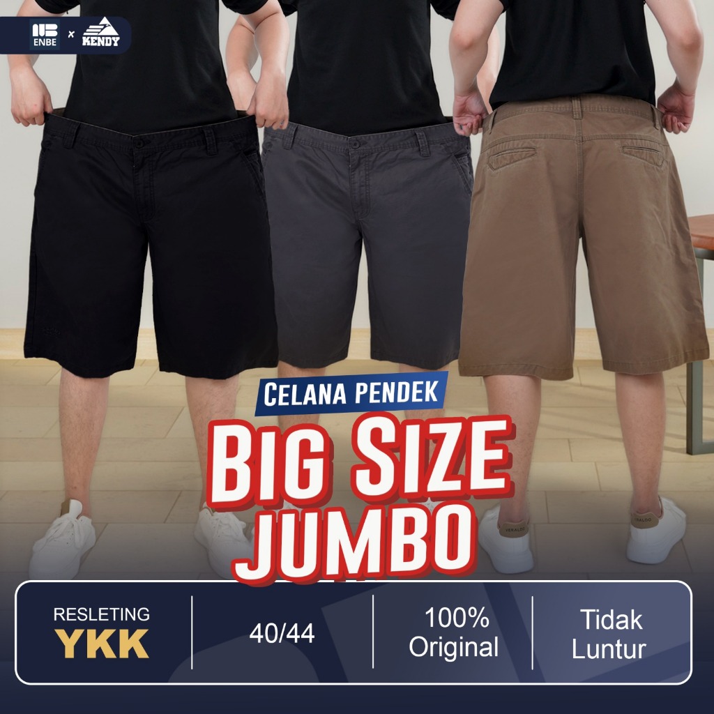 KENDY JUMBO | Celana Pendek Size JUMBO 40/44 Original