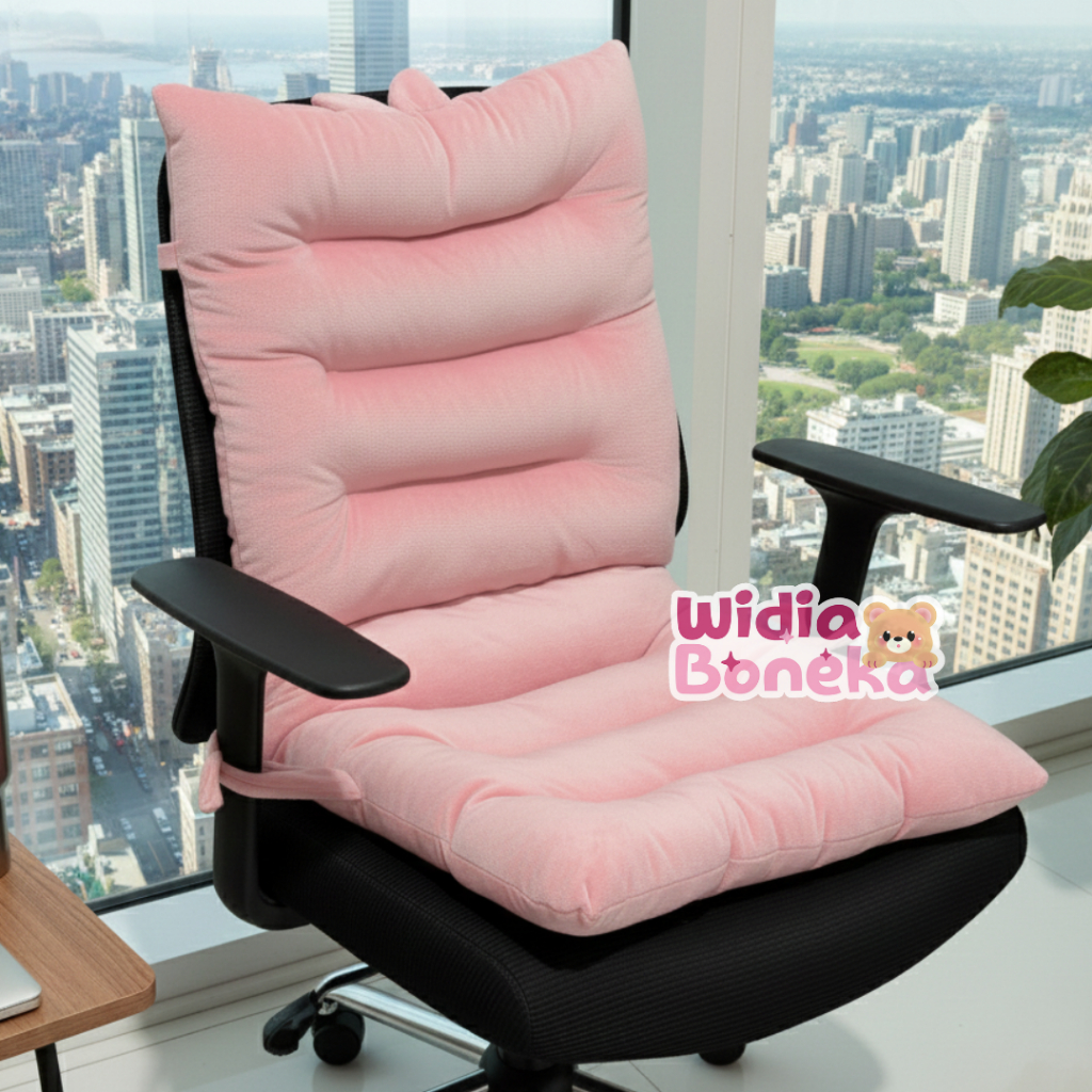 Bantal Duduk & Sandaran Kursi Kantor Karakter Bunny Lucu – Empuk & Nyaman